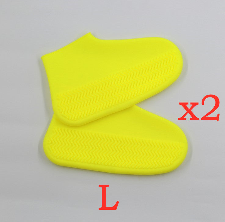 Hiking Slip Wearable Easy To Carry Silicone Rain Boot Cover