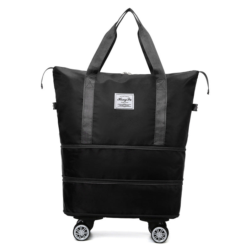 Universal Wheel Travel Bag With Double-layer Dry And Wet Separation