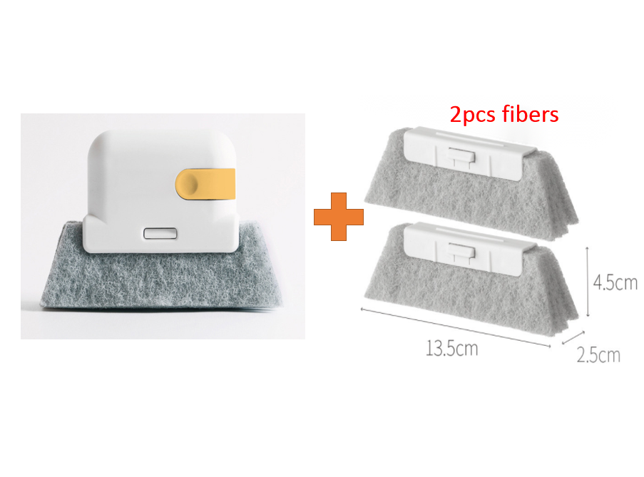 Brosse de nettoyage de rainures pour portes et fenêtres