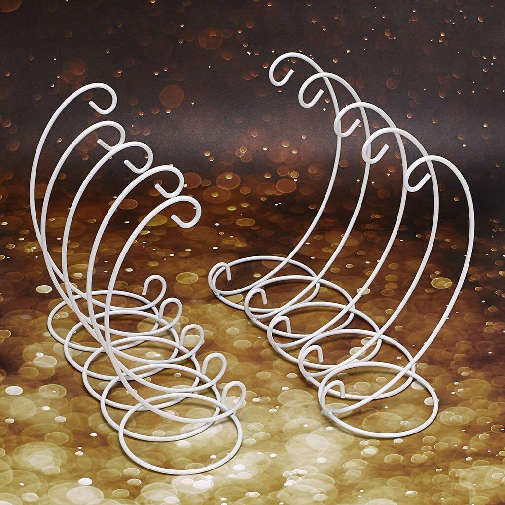 10PCS Metal Plant Pot Flower Bauble Holder Ornament Hanging Display Stand Hanger - Lavish Klass