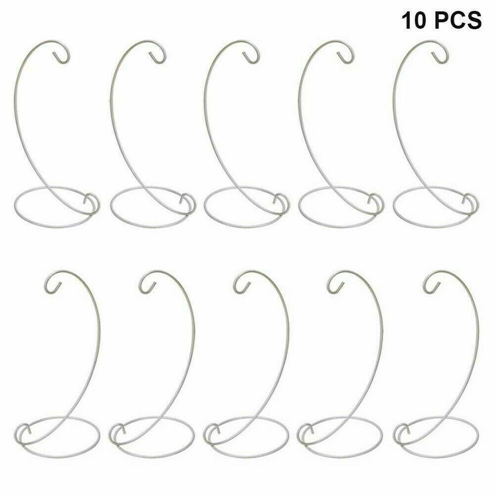 10PCS Metal Plant Pot Flower Bauble Holder Ornament Hanging Display Stand Hanger - Lavish Klass