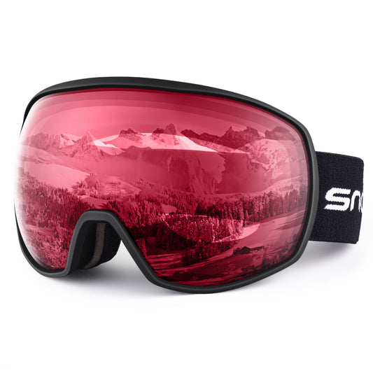 Nouvelles lunettes de ski anti-buée double couche, lunettes de ski d'alpinisme, lunettes de neige pour hommes et femmes carte myopie