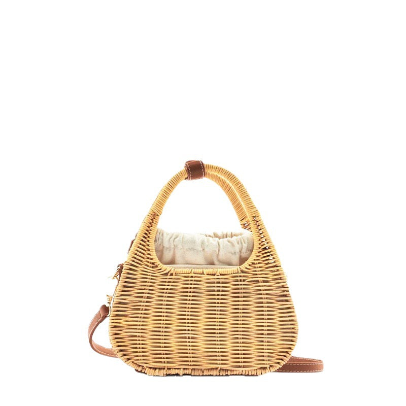 Ladies Fashion New Rattan Straw Bag Handheld