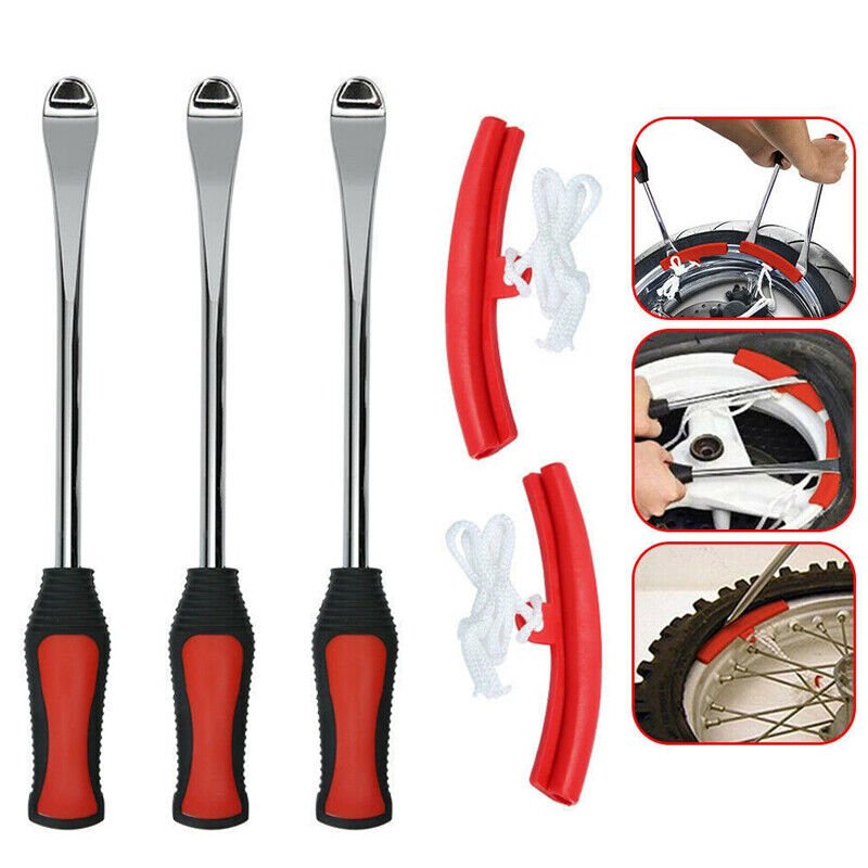 13pcs Set Tyre Levers Spoon Set Car Scooter Bike Motorcycle Tire Changing Tool A - Lavish Klass