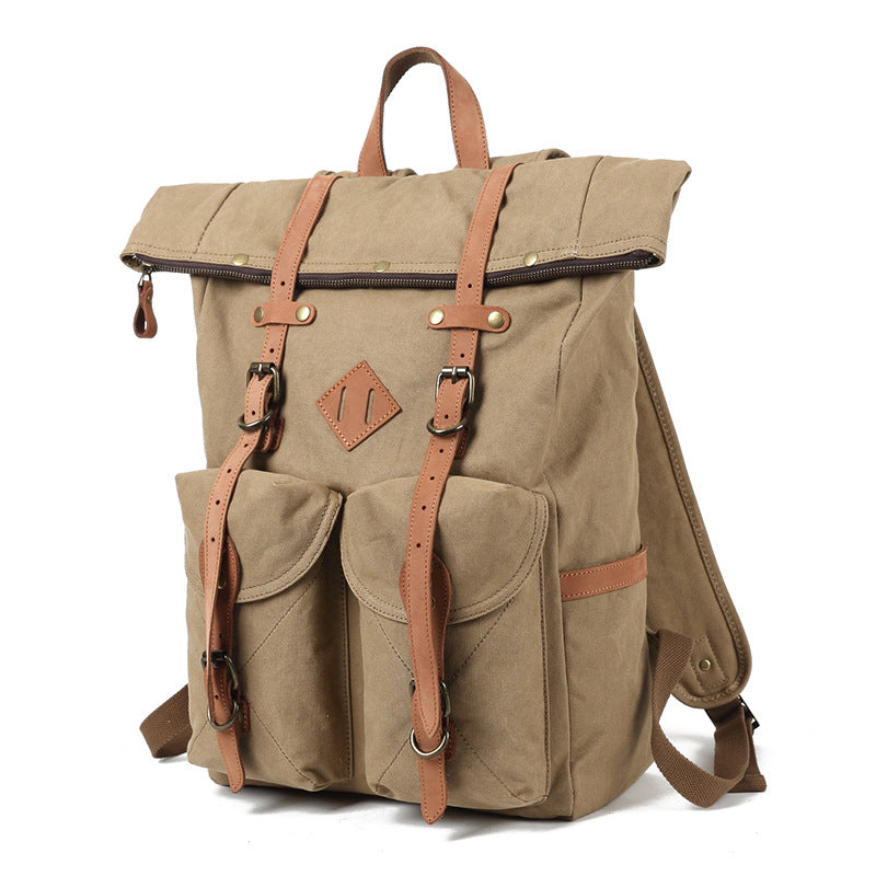 Wax Oil Canvas Backpack