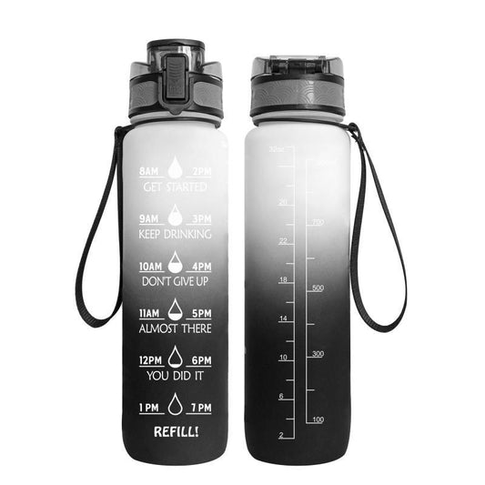 Flacon Transparent bouteille d'eau 1000ml en bouteille Kawaii bouteille sans Bpa infuseur en plastique lait sport bouteille d'eau claire tasse Kawaii