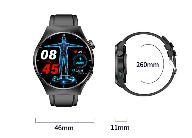 F320 Smart Watch: Bluetooth Calling, Uric Acid, Blood Fat, Blood Sugar, Heart Rate, Body Temperature Monitoring for Health and Sports