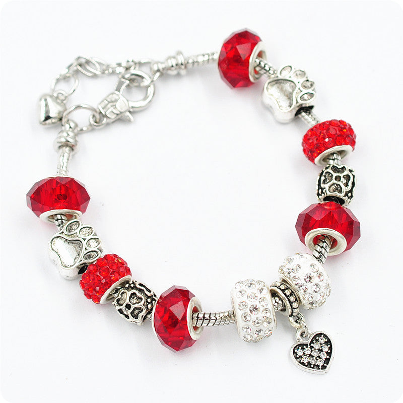 European and American Bracelet Crystal Beaded Bracelet