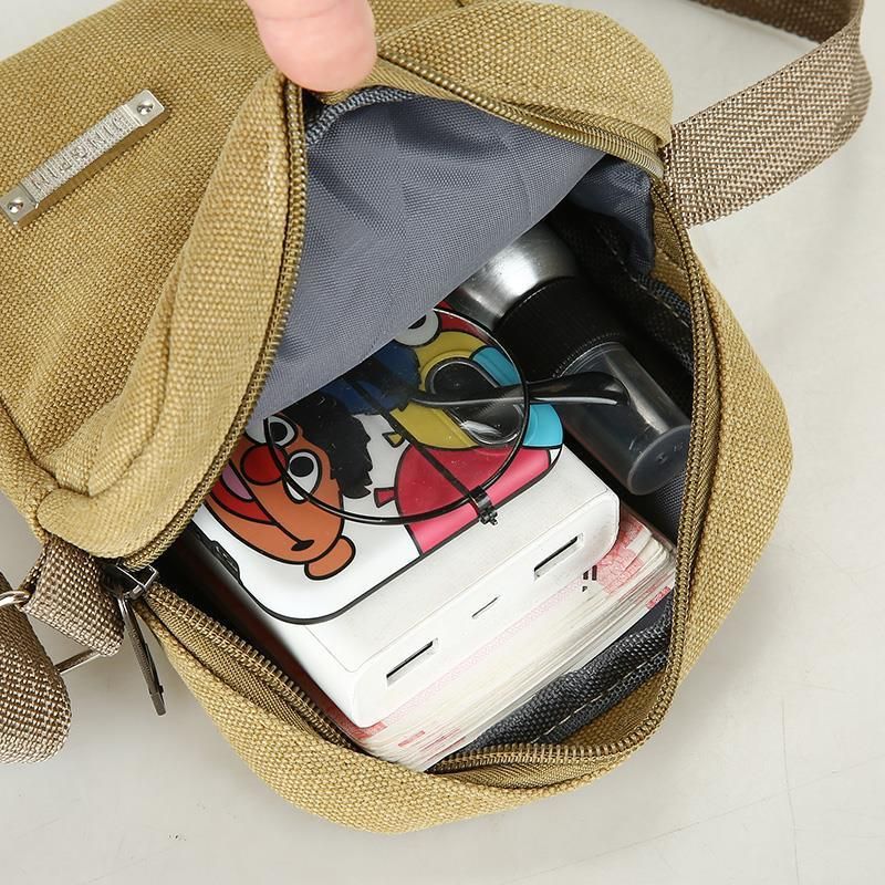 Shoulder Messenger Bag Casual Canvas Bag Men