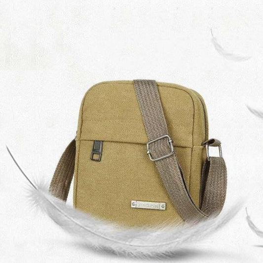 Schulter Messenger Bag Casual Canvas Tasche Männer