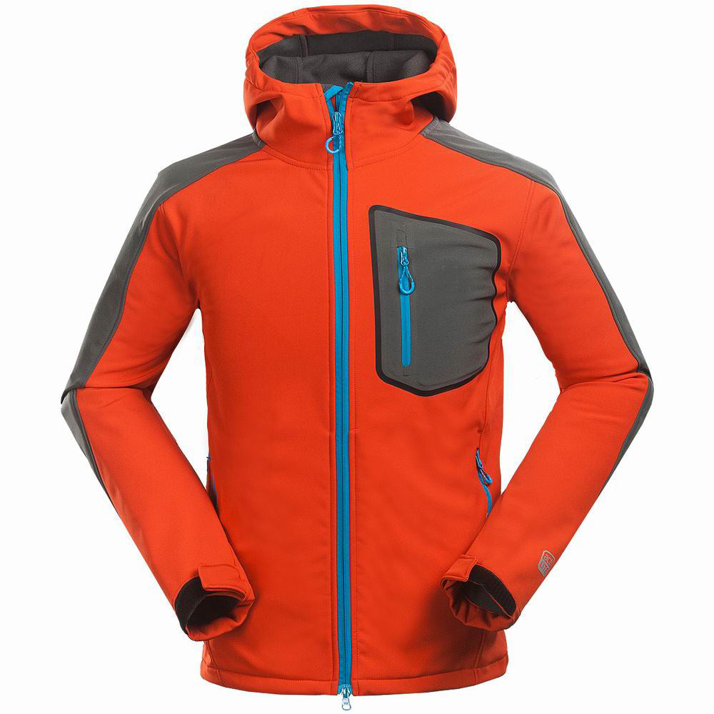 Men's Outdoor Mountaineering And Leisure Sports Clothing Complex Soft Shell Jacket