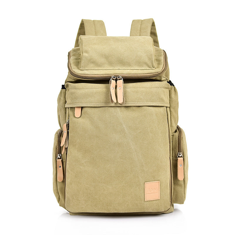 Retro Men And Women Outdoor Canvas Bag Travel Backpack Bag Fashion Shoulder Bag