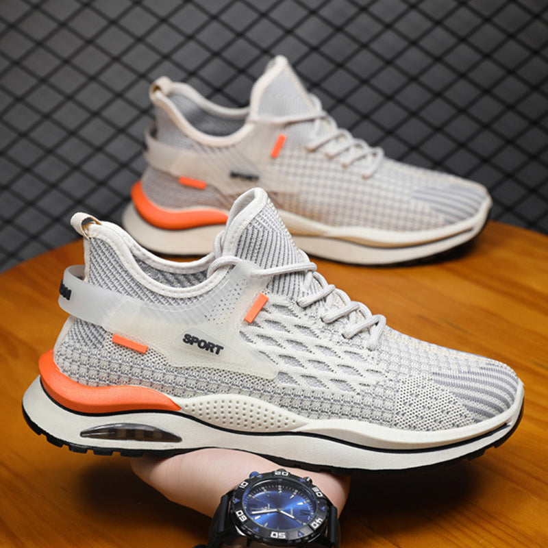 Men's Mesh Fashion Lace-up Lightweight Breathable Sports Shoes