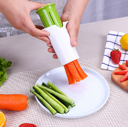 Kreative Gemüseschneider Obst Küche Gurke Karotte Teiler Erdbeere Slicer Splitter Küche Gadget Zubehör