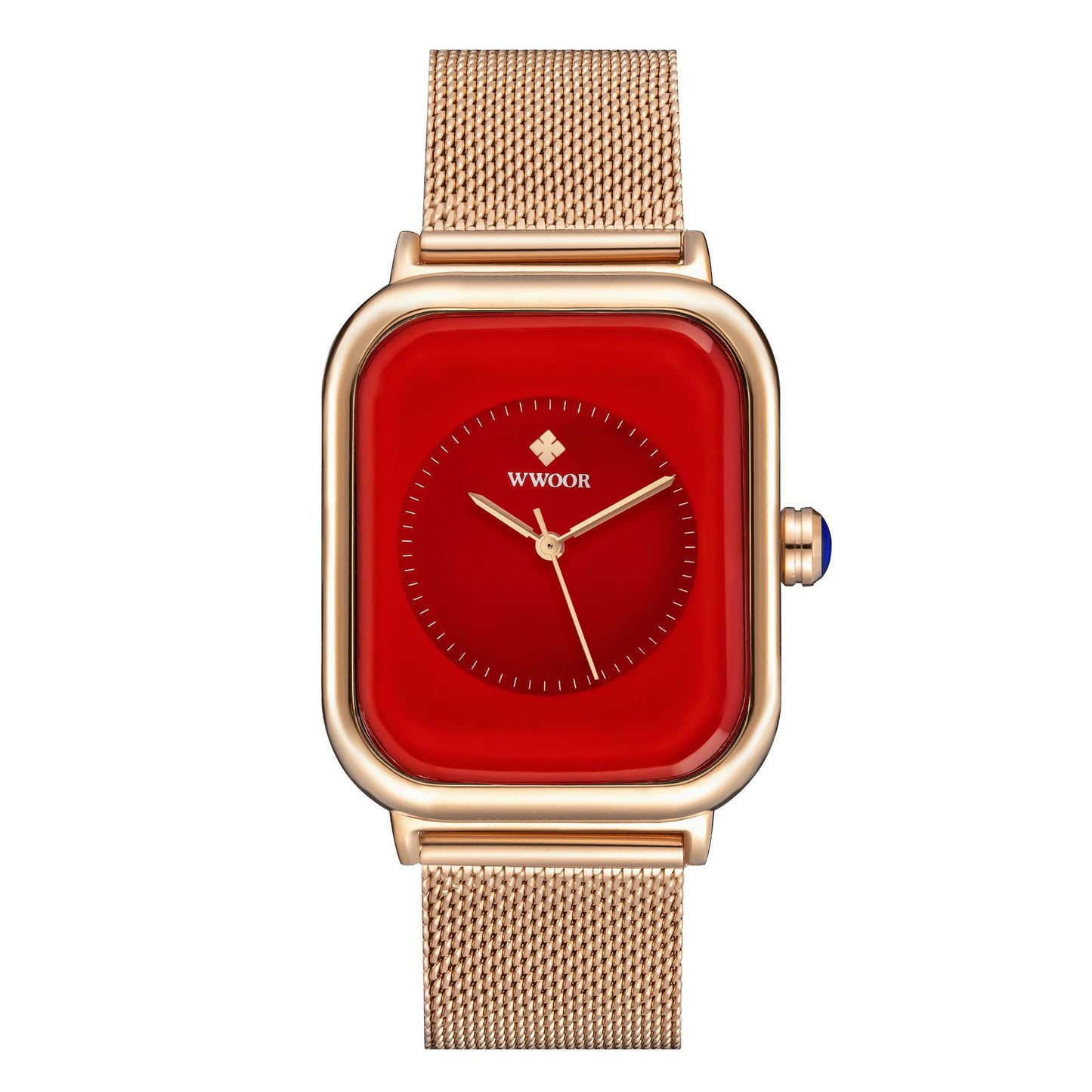 Nouvelle mode classique dames élégante lumière luxe carré Quartz montre pour femme