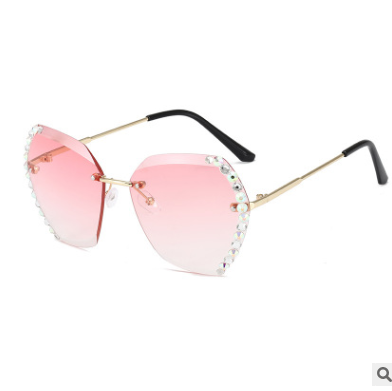 Diamond-Studded Sunglasses