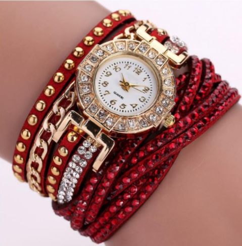 Fashion Ladies Twist Braided Quartz Watch