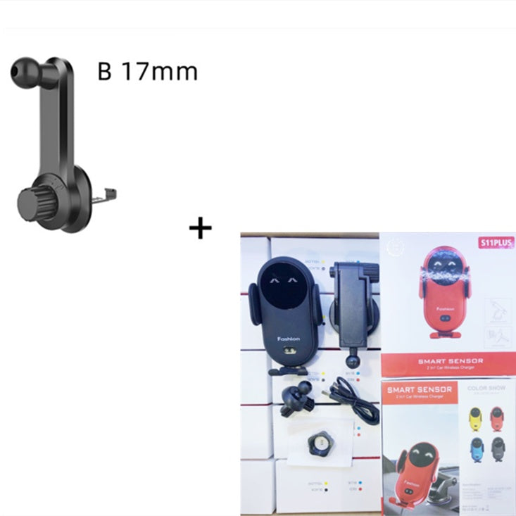 Support de téléphone de voiture de chargeur sans fil de voiture à induction infrarouge