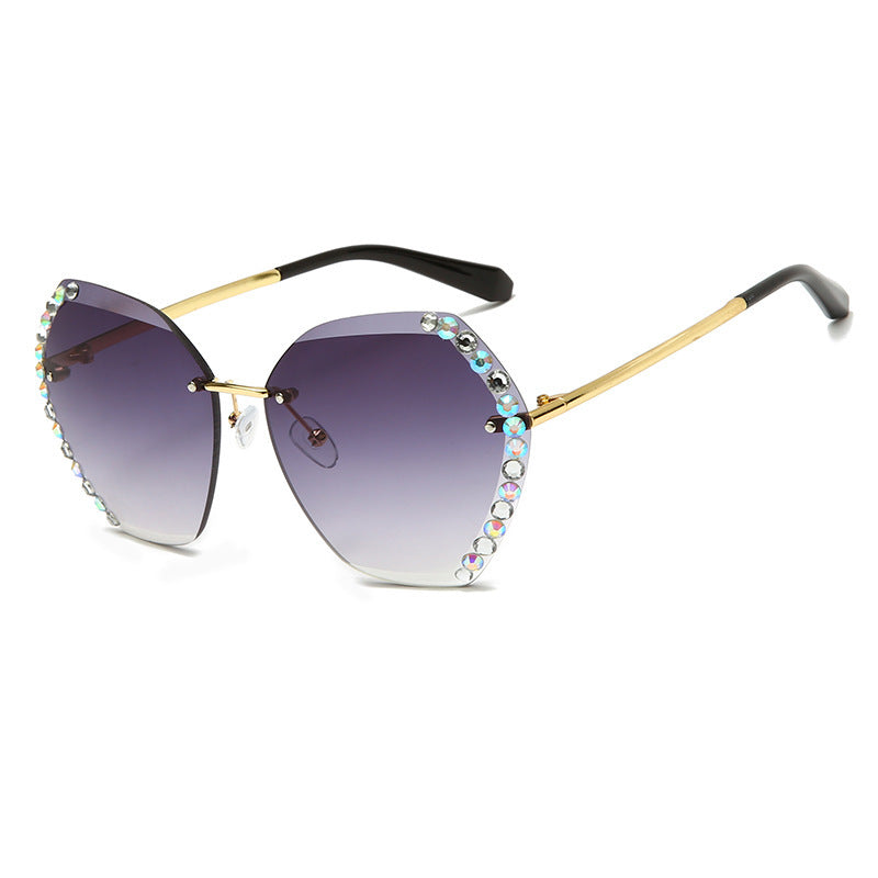 Diamond-Studded Sunglasses