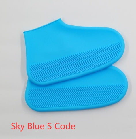 Hiking Slip Wearable Easy To Carry Silicone Rain Boot Cover