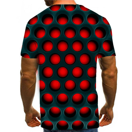 3D digital printing men's Short Sleeve T-Shirt