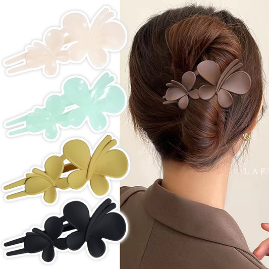 Feel Butterfly Clip Matte Texture After Barrettes