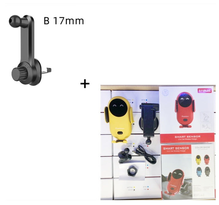 Support de téléphone de voiture de chargeur sans fil de voiture à induction infrarouge