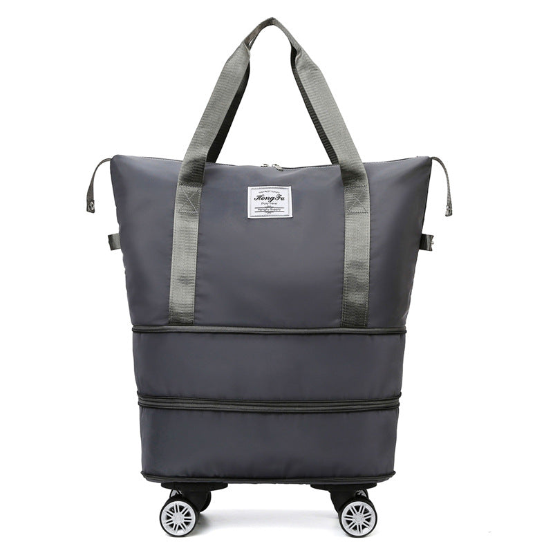 Universal Wheel Travel Bag With Double-layer Dry And Wet Separation