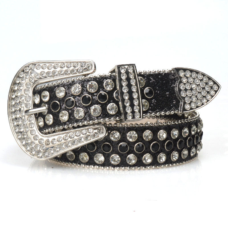 Extension de strass avec boucle ardillon de ceinture pour femmes