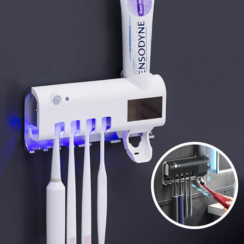 Intelligent UV Toothbrush Sterilizer & Toothpaste Squeezer