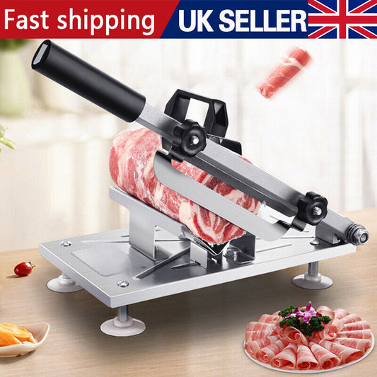 Manual Meat Cutter Freeze Beef Lamb Mutton Roll Food Sheet Slicer Kitchen Tool