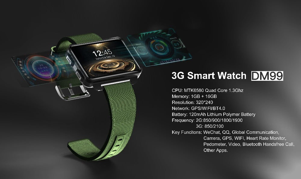 DM99 Large Screen Smart Watch