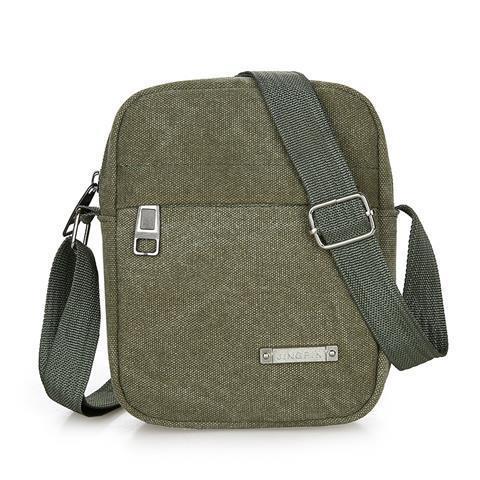 Schulter Messenger Bag Casual Canvas Tasche Männer