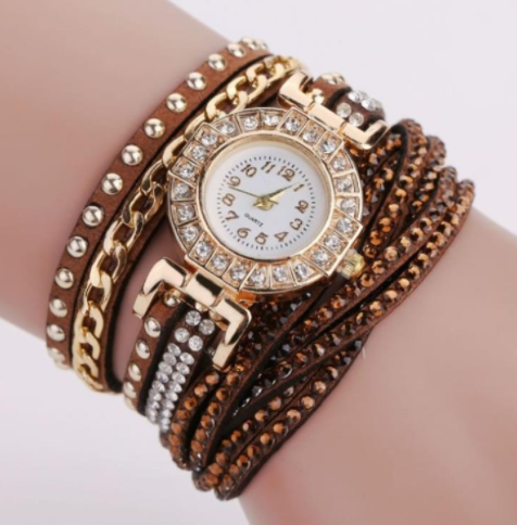 Fashion Ladies Twist Braided Quartz Watch