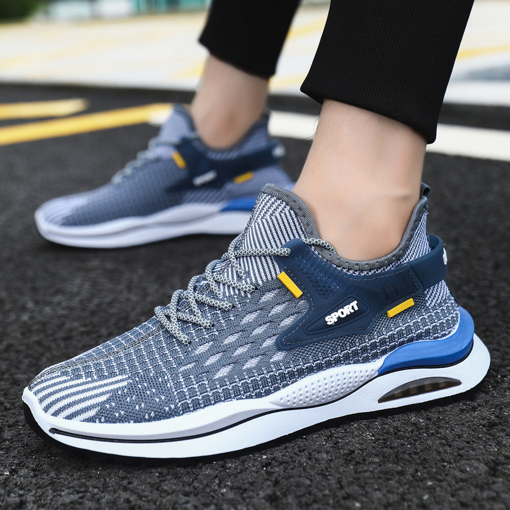 Men's Mesh Fashion Lace-up Lightweight Breathable Sports Shoes