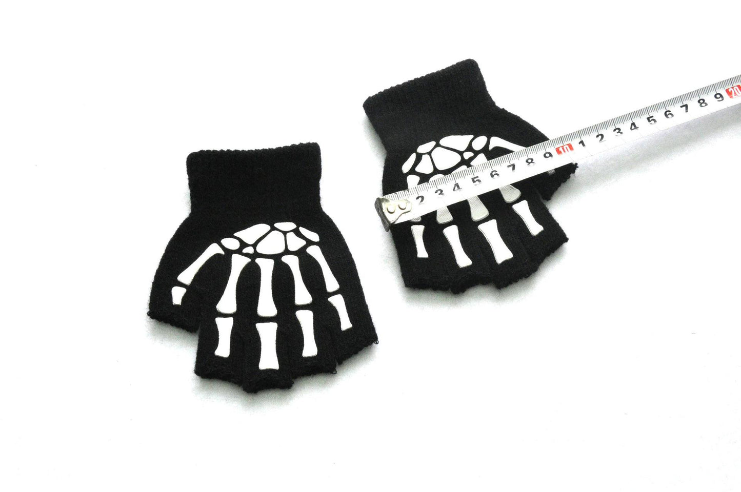 Children's Night Glowing Warm Half-finger Gloves