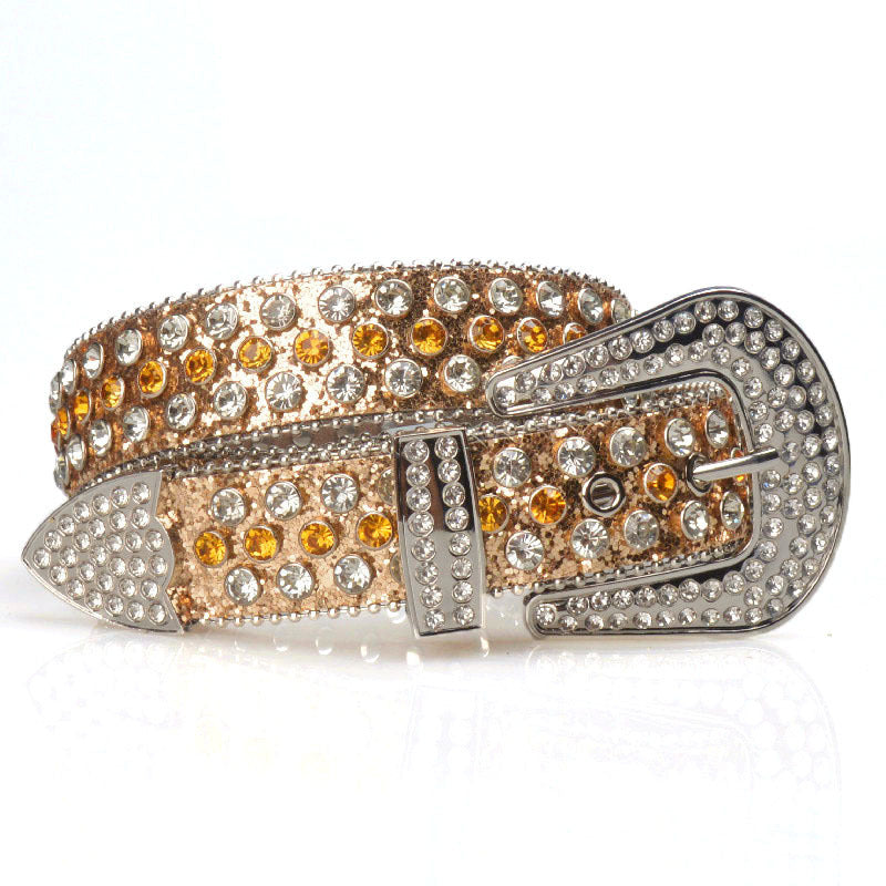 Extension de strass avec boucle ardillon de ceinture pour femmes