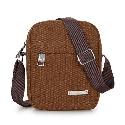 Schulter Messenger Bag Casual Canvas Tasche Männer