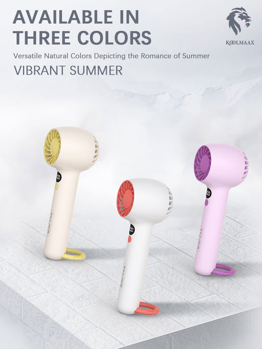 Fashion Portable Small Fan, Cool Essential In Summer, Bring Mini Fans To Enjoy The Cool Breeze At Any Time, Indoor And Outdoor