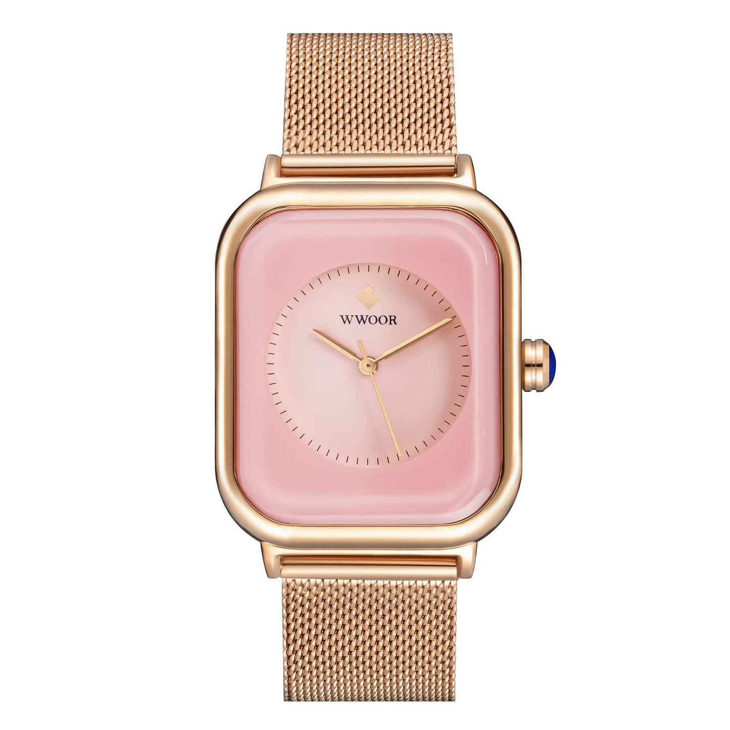 Nouvelle mode classique dames élégante lumière luxe carré Quartz montre pour femme