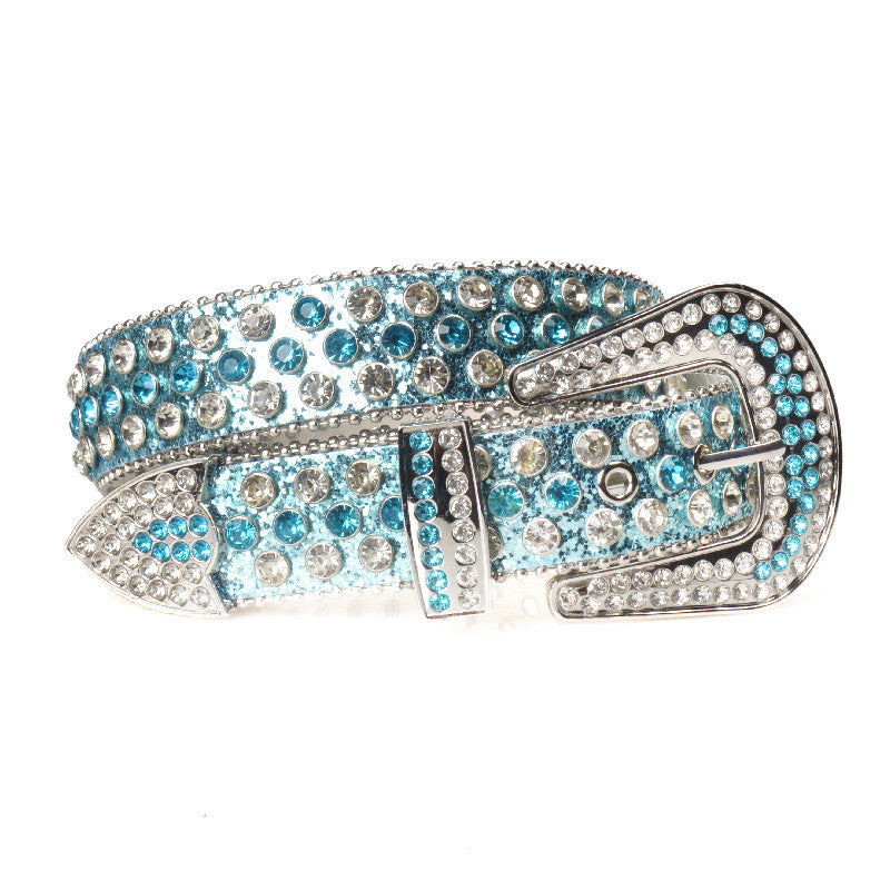 Extension de strass avec boucle ardillon de ceinture pour femmes