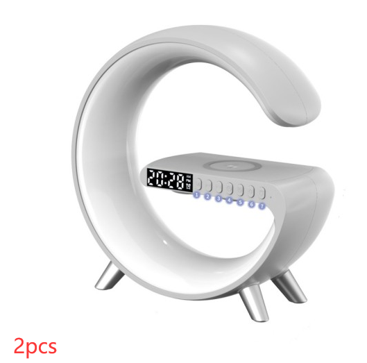 New Intelligent G Shaped LED Lamp Bluetooth Speake Wireless Charger