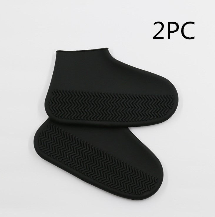 Hiking Slip Wearable Easy To Carry Silicone Rain Boot Cover