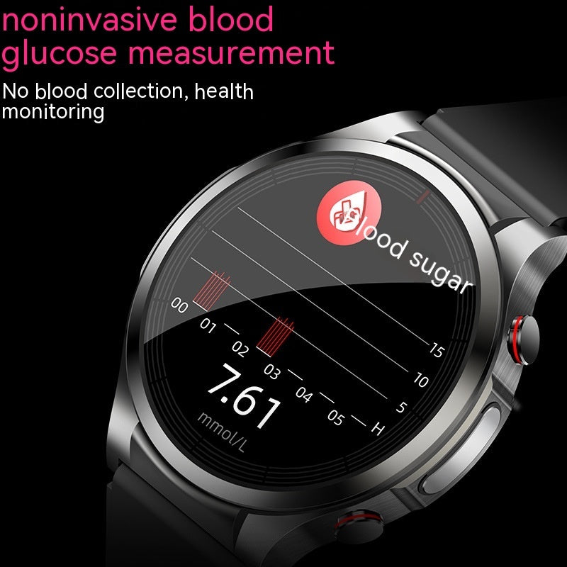 W11 Blood Sugar Testing ECG Blood Pressure Heart Rate Body Temperature Smart Watch