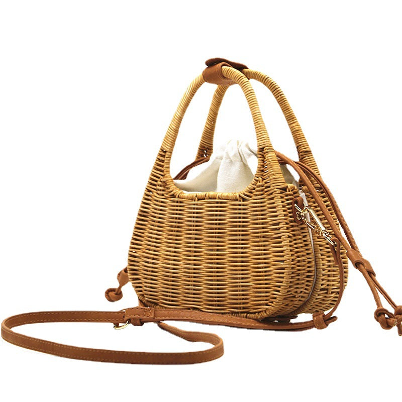 Ladies Fashion New Rattan Straw Bag Handheld