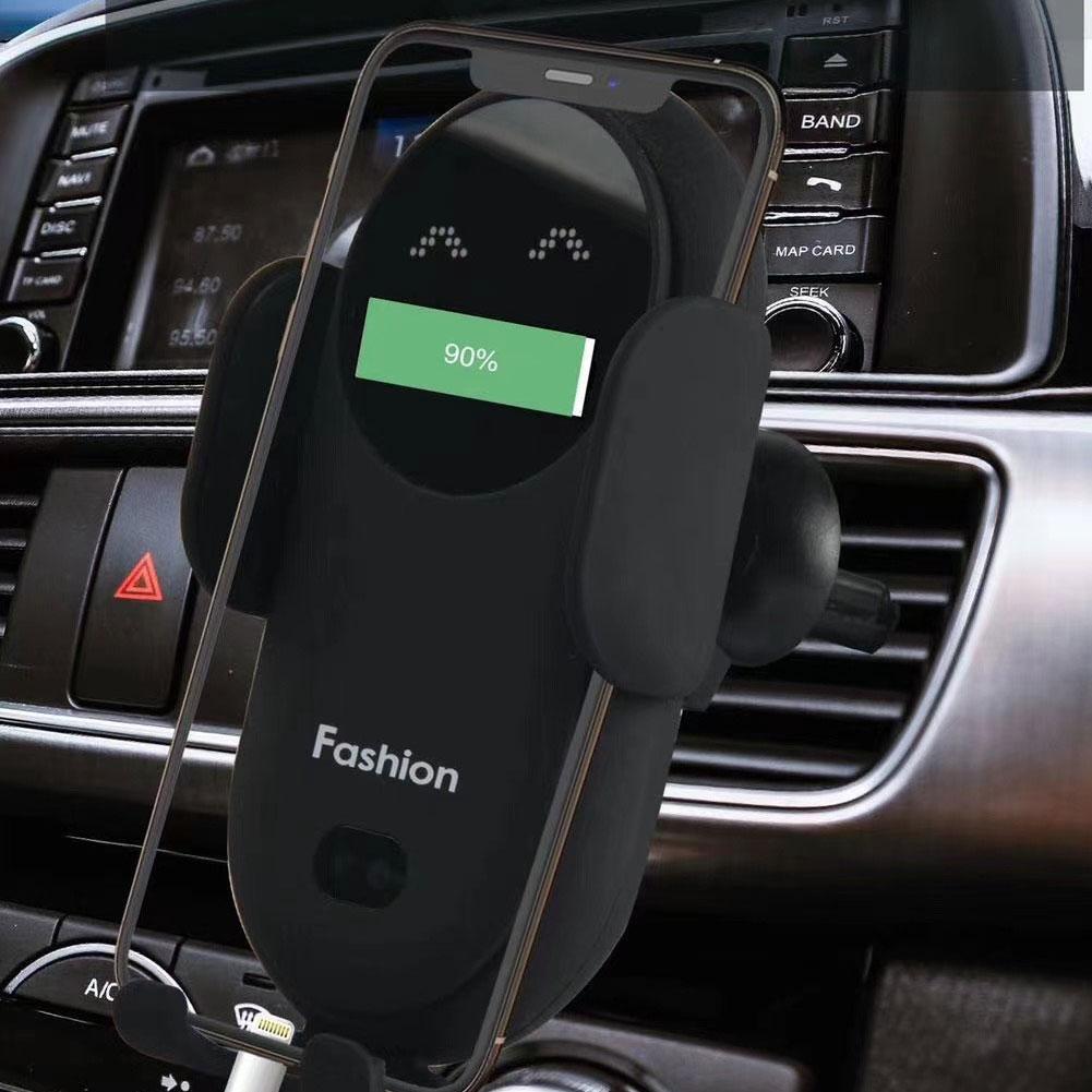 Support de téléphone de voiture de chargeur sans fil de voiture à induction infrarouge