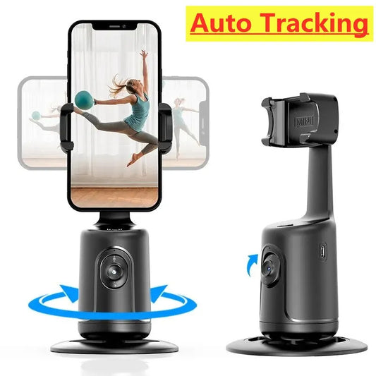 360 Auto Face Tracking Gimbal AI Smart Gimbal Face Tracking Auto Phone Tripod