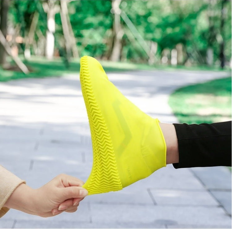 Hiking Slip Wearable Easy To Carry Silicone Rain Boot Cover