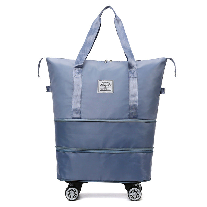 Universal Wheel Travel Bag With Double-layer Dry And Wet Separation