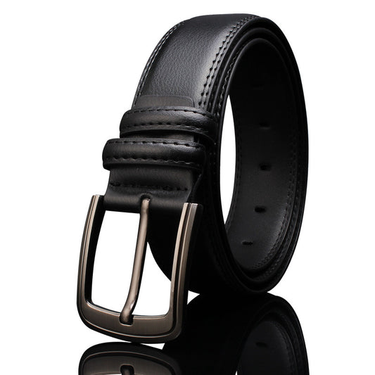 High-end Genuine Leather Pin Buckle Belt For Men